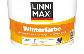 Краска фасадная всесезонная Linnimax Winterfarbe матовая, база 3